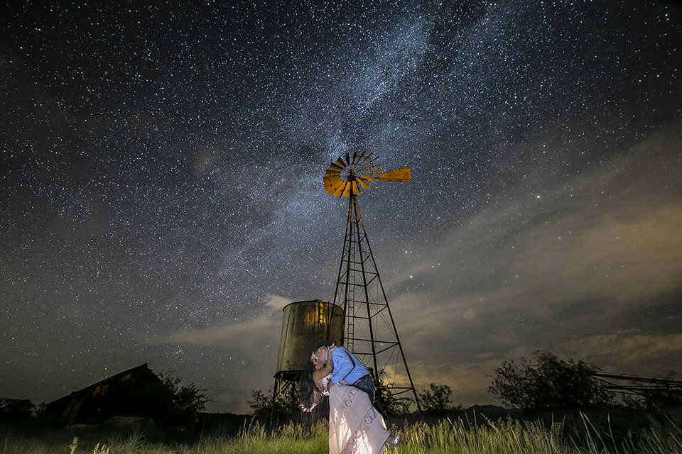 Engagements under the milky way